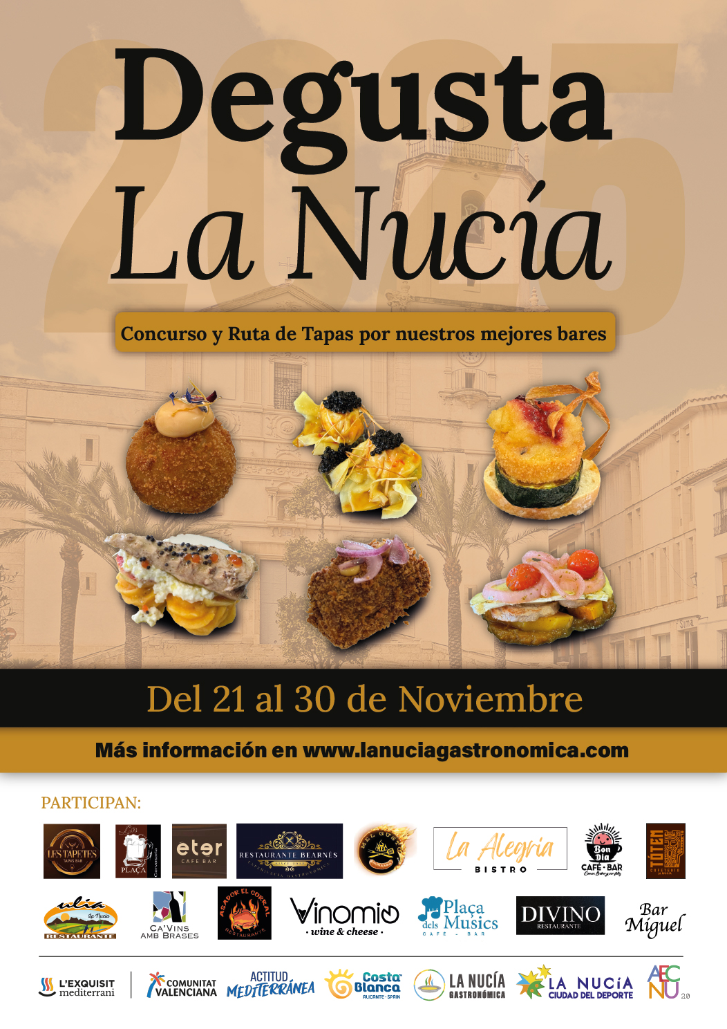 Cartel La Nucia Gastro Day